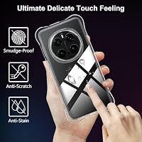 Tieeyivv Hülle für Honor Magic 7 Pro Cover Stoßfest Schutzhülle, Soft Transparent Handyhülle [Kamera Schutz] [Weiche Innenschicht] Anti-Scratch Dünn Schutzhülle – Ansicht 2