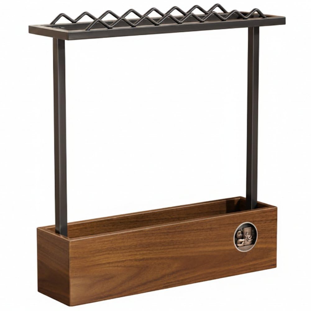 Soporte para raquetas de tenis y organizador de bádminton de madera para escuelas