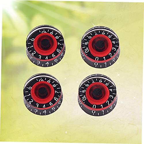 Vaguelly 8 Peças Tom De Volume Pedal De Efeito De Botões De Botões De Guitarra De Baixo Pedais De Gu