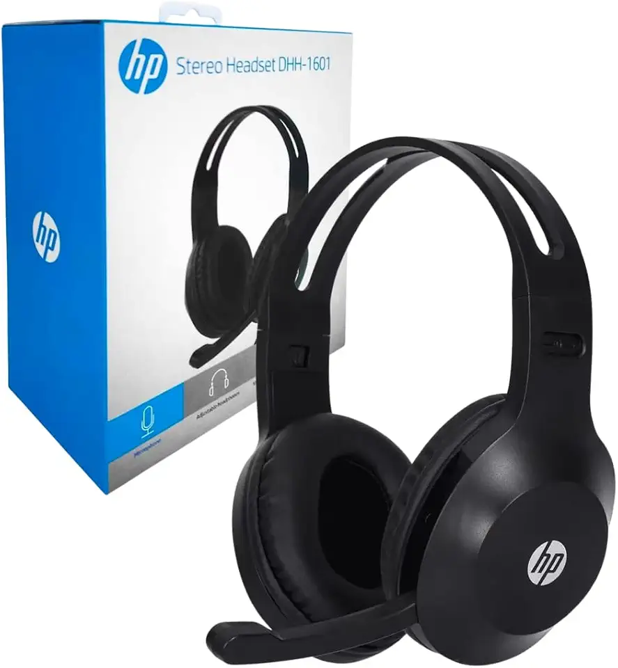 Headset Gamer DHH-1601 Com Fio, Alto-falantes de 40mm, Microfone Boom Flexível e Cabo P2 de 2 Metros - Headphone Confortável com Isolamento Acústico para PC, Laptop, Notebook e Escritório