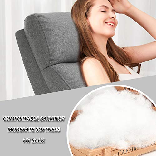 Image of BestMassage Recliner Chair with 2 Point Massage Function | Textile Grey