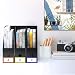 ABClife Porta Revistero para Archivos,6PCS Organizador de Archivos de Plástico Resistente al...