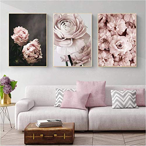 Posters romantiques de roses fleurs pour créer une ambiance douce dans votre chambre