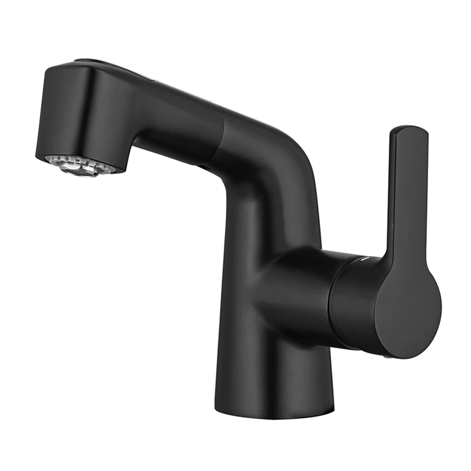 Grifo extraíble para lavabo de baño que elimina salpicaduras y facilita el enjuague