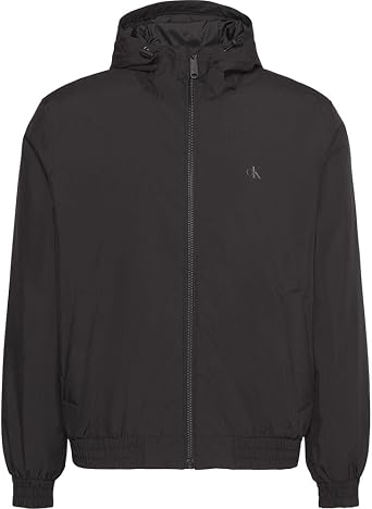 Calvin Klein Men's Ls Hooded Ripstop Harrington Jkt Lv04re516g Jackets