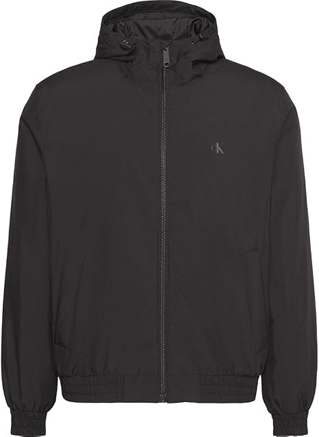 Calvin Klein Men’s Ls Hooded Ripstop Harrington Jkt Lv04re516g Jackets