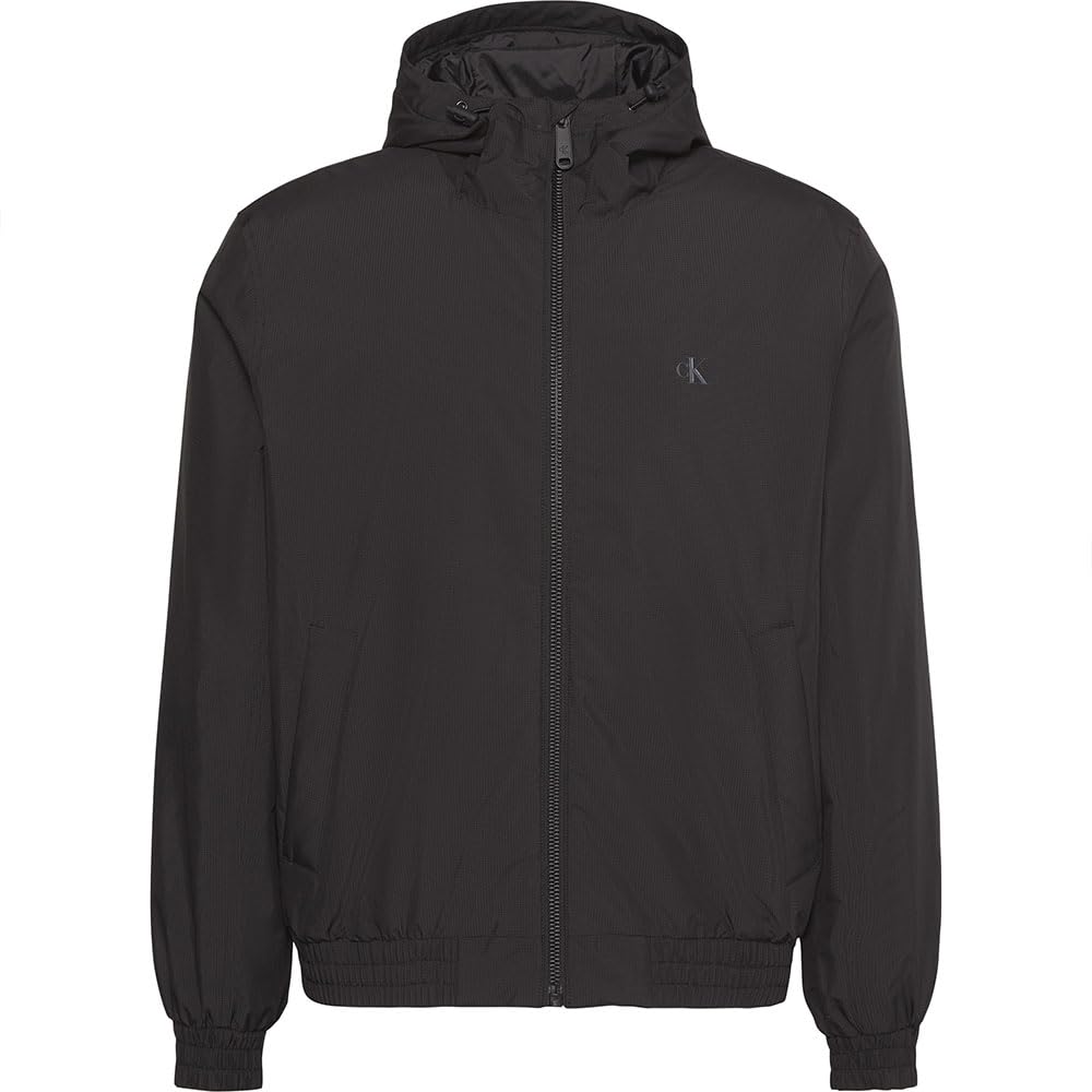 Calvin Klein Herren Ls Hooded Ripstop Harrington Jkt Lv04re516g Jacken