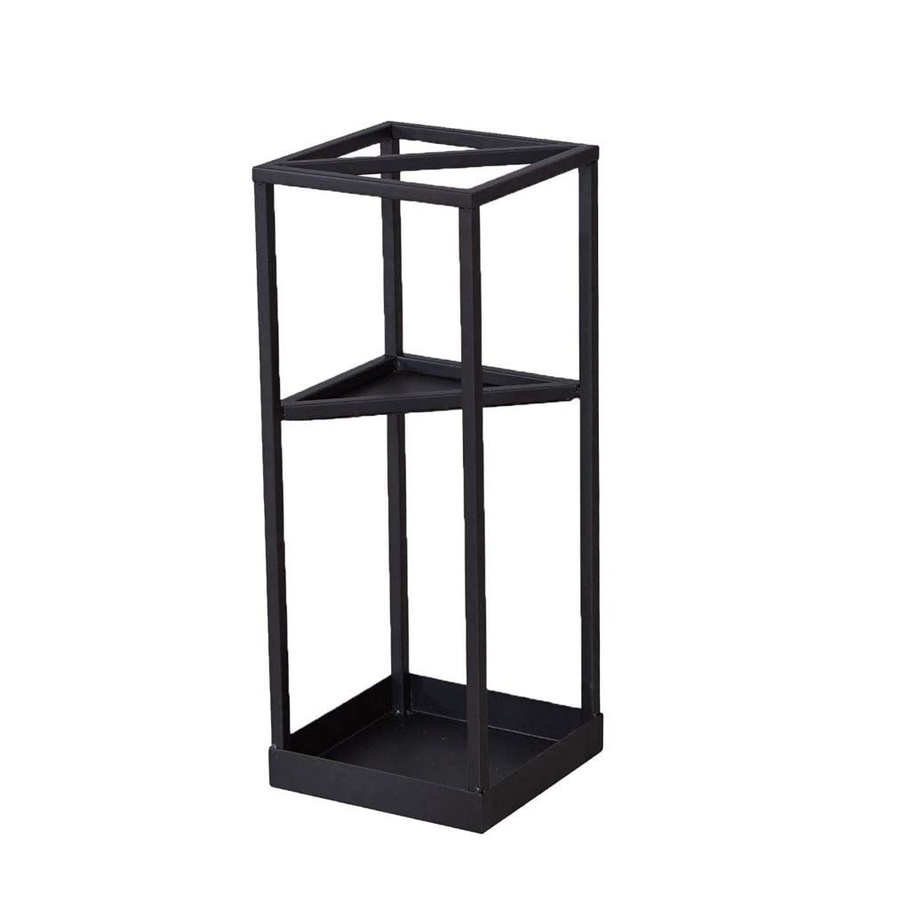 Porte-parapluies élégant et durable au design épuré noir