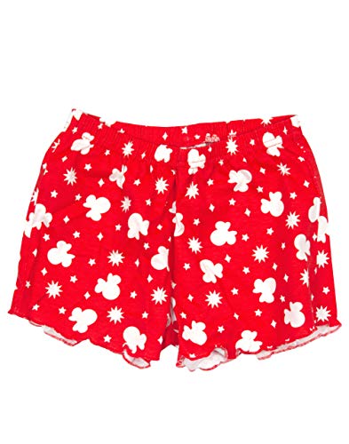 Disney Minnie Mouse Pyjamas Girls T-Shirt & Shorts Pajama Pj Set 4-5 Years Red #TOP3
