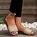 Women's Fashion Casual Solid Flat Sandals Lightweight Beach Slides, Comfort Open Toe Everyday Sandal, Versatile Shoes