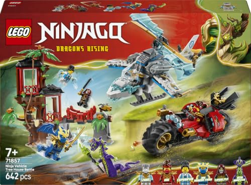 LEGO Ninjago La cabane et Les véhicules des Ninjas 71857