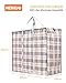 140L XXXL Extra Groß Aufbewahrungstasche Storage Bag, Umzugtasche, Jumbo Karton Travel Organizer, Reißverschluss Garment Bag, 20 kg Einkaufstasche Kleidung Decken Kissen 80x60x30cm
