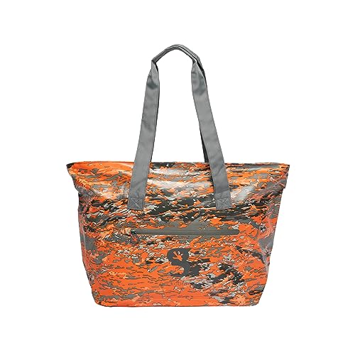 geckobrands Waterproof Escape Beach Tote – Spacious Travel Beach Bag with Hidden Pocket and Long Handles for Easy Carrying