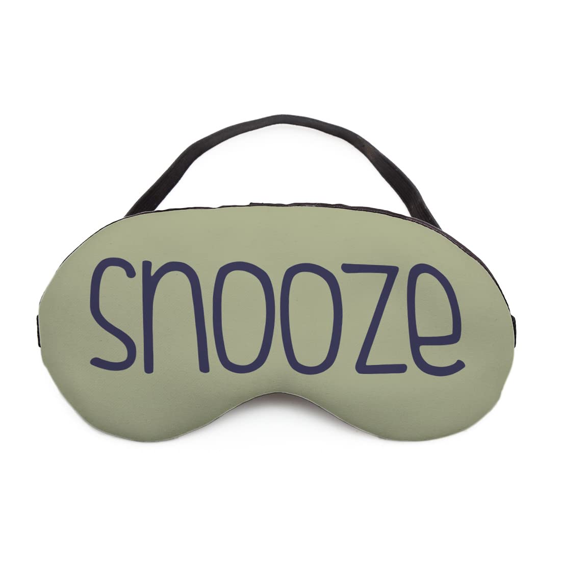 Crazyify Snooze Printed Eye Mask/Sleep Mask For Relaxing/Medidation/Sleep/Travel For Women/Men/Girls/Kids (7.4 * 4 Inches) | Comfortable & Soft Eye Cover (30 G)