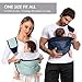 Shiaon Baby Sling Carrier, Baby Carrier Newborn to Toddler(7-45lbs), Toddler Carrier with Safety Buckle, One Shoulder Adjustable Shoulder Strap, One Size Fits All, Green