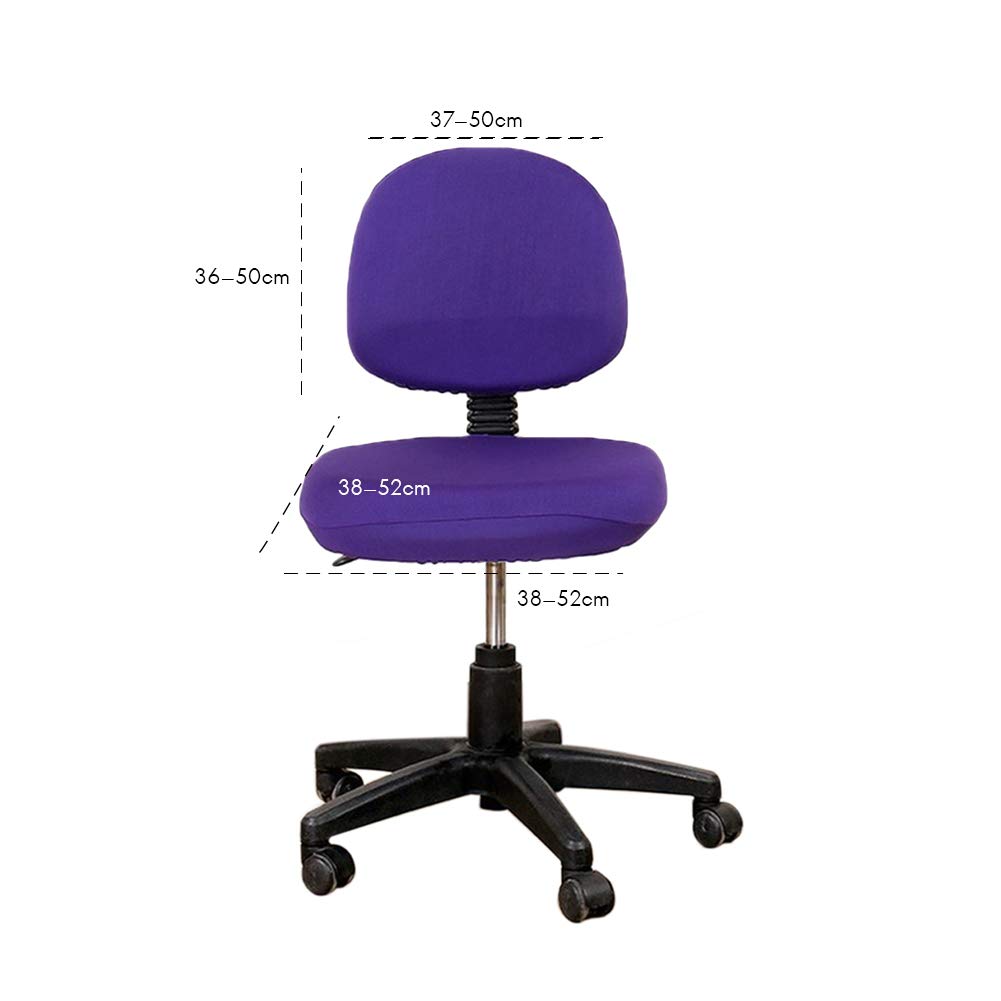 Topiky 2 Pcs Universal Computer Office Chair Backrest Cover, Universal Swivel Office Desk Task Chair Cover - Image 3