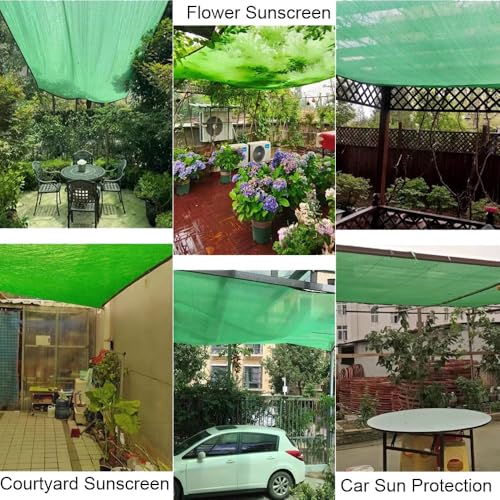 Malla Transpirable Vela de Sombra Verde con Protección UV 8