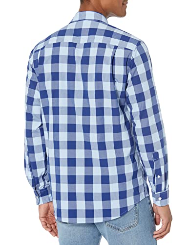 Image of Amazon Essentials Men's Regular-Fit Long-Sleeve Casual Poplin Shirt, Button Front, Business Casual, Collared