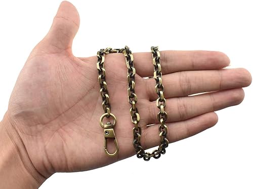 Miniatura 62 de HAHIYO Mini Pochette - Correa de cadena fina y ancha de 0.236 in para LV gruesa de 0.079 in para bolso, cartera, embrague, cómoda correa de metal