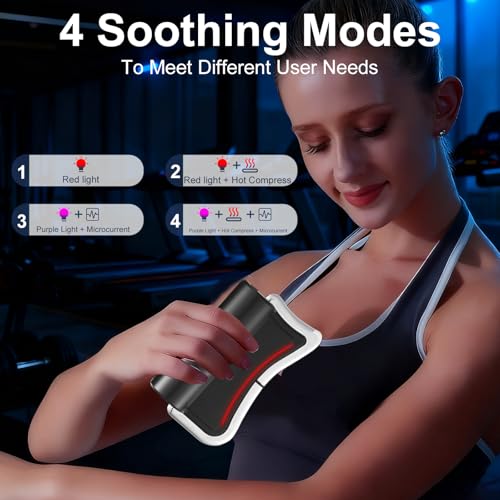 DOCEPERT Heated Muscle Scraper Tool-2025 Upgraded Electric Gua Sha Tool for Whole Body Massage Relaxation & Skincare with Light-Care 4 Modes 3 Levels, for Woman,Workers, Athletes Gift