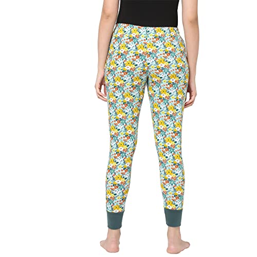 Image of Inner Sense Organic Cotton and Bamboo night pants for women I Anti Odour, Soft, Comfortable, Lightweight, Full-length, Dual-side pocket, Soft pajama for women
