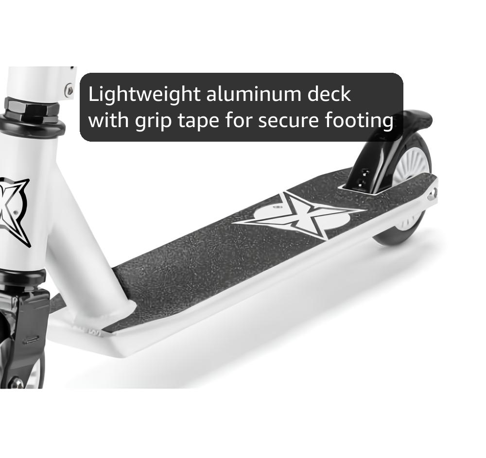 Xootz Stunt Scooter for Kids & Teens, Freestyle Scooter with 360° Spin, ABEC-7 Bearings, Steel T-Bar Trick for Kids Aged 8-12