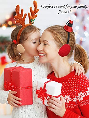 Satinior 6 Pairs Bandless Ear Warmers Earmuffs Fleece Earmuffs Thick Winter Ear Cover For Men Women (Small) #TOP6