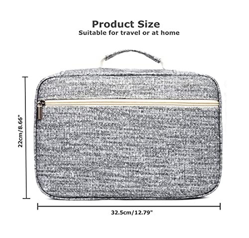 Image of YOUNGCOL 300 Slots Pencil Case 200 Gel Pen Case High Capacity Pens Holder Colored Pencils Organizer Storage for Watercolor Pens Markers (Gray)