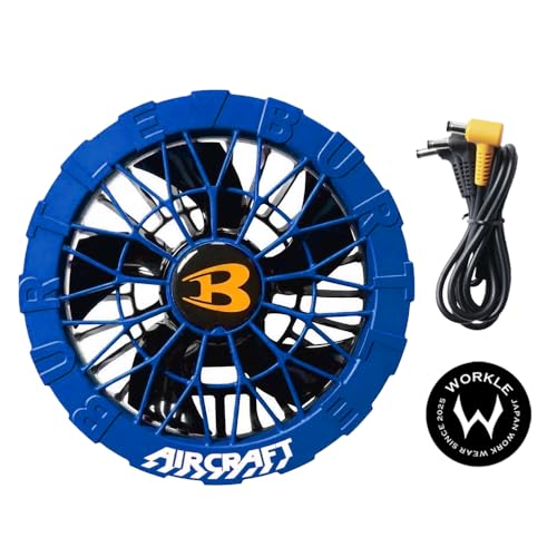 [���[�N��] �o�[�g�� BURTLE 2026�N �t�� 30V �� �t�@�� �G�A�[�N���t�g �f�o�C�X �􂦂� 120���b�g�� ��ƕ� ��ƒ� �I���W�i���X�e�b�J�[�t�� AC10-1 AC10-2 (99.�I�[�V�����u���[, F)