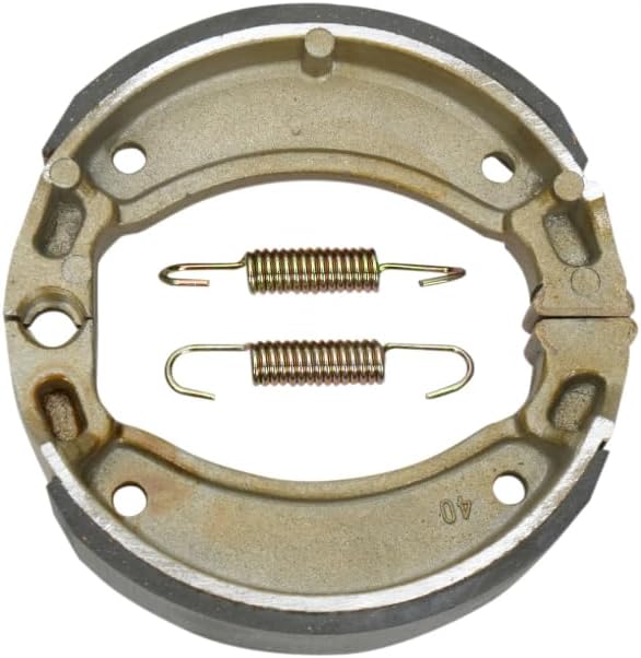 Generic EBC Rear Brake Shoes - 503 - Fits Yamaha CW50 YSR50 PW80 YZ100 TTR125 TW200 XT225, black
