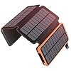 ADDTOP Solar Power Bank, 25,000 mAh...