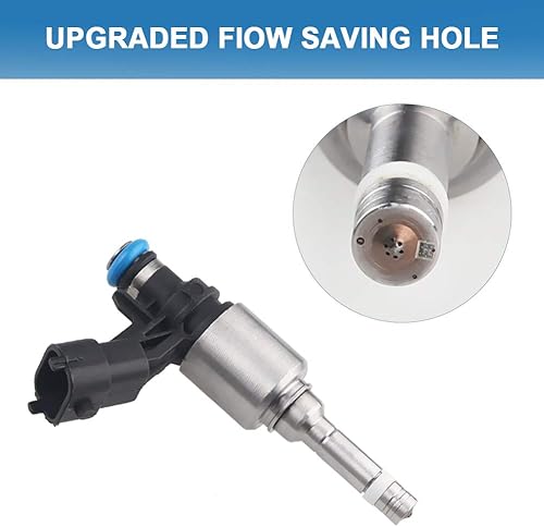 Miniatura 4 de JDMON Compatible con inyectores de combustible GMC Acadia Saturn Outlook Chevy Camaro Cadillac GTS STS 12638530 6 agujeros paquete de 6