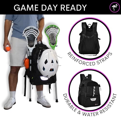 image for ERANT Athletic Lacrosse Bag - Extra Large Sports Lacrosse Backpack - L