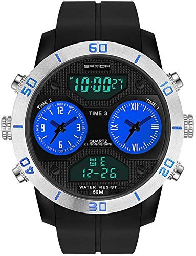 Hombre Estudiante Digital Reloj Deportivo Al Aire Libre Adolescente Despertador Reloj Impermeable Tendencia De Moda SmartWatches 2021,A Cover