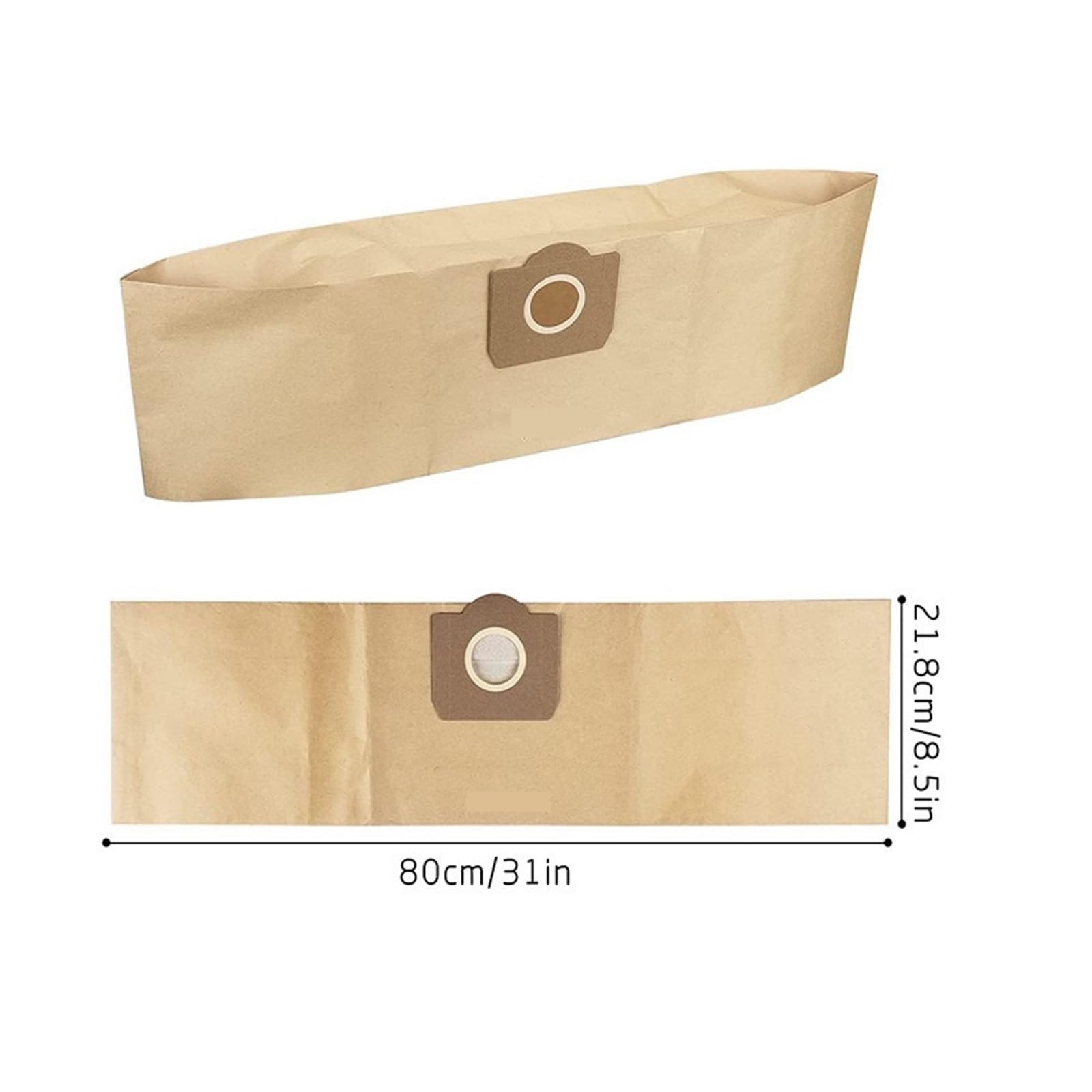 Lot De 5 Sacs Aspirateurs Compatibles Kärcher WD3, MV3, WD3P – Sacs Filtrants En Papier Pour A2201, A2204, A2504, SE 4001, SE 4002 Sac Filtration Poussière Kärcher