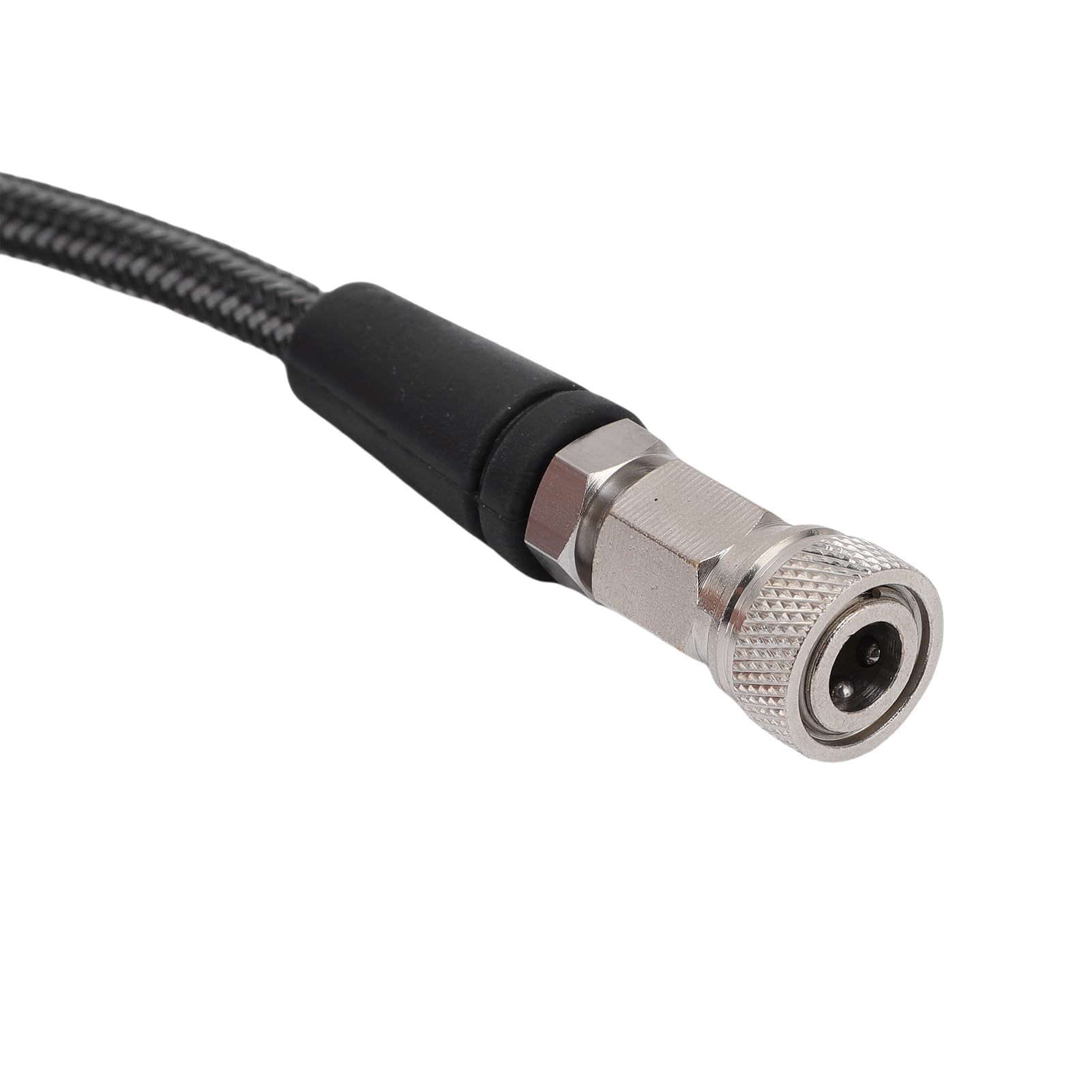 Tubo Di Gonfiaggio A Pressione 39 Pollici 8mm Connettore Rapido In Fibra Di Carbonio Intrecciato In Acciaio Inossidabile Tubo Di Prolunga Di Gonfiaggio Ad Alta Pressione per (Colore fibra di carbonio)