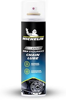 Michelin Bike Chain Lube Spray 400ml | Long-Lasting Weather Proof Chain Lube Reduces Friction &amp; Wear With Anti-Rust &amp; Corr...