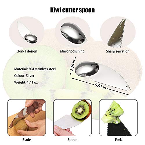 Family Fruit Tools Set,Stainless Steel Kitchen Gadget,Cutter/Slicer/Corer/Peeler/Planer/Grater/Pitter/Divider/Zester/Remover,Pineapples/Apple/Avocado/Strawberry/Lemon/Citrus/Orange/Pitaya/Mango(9Pcs) #TOP5