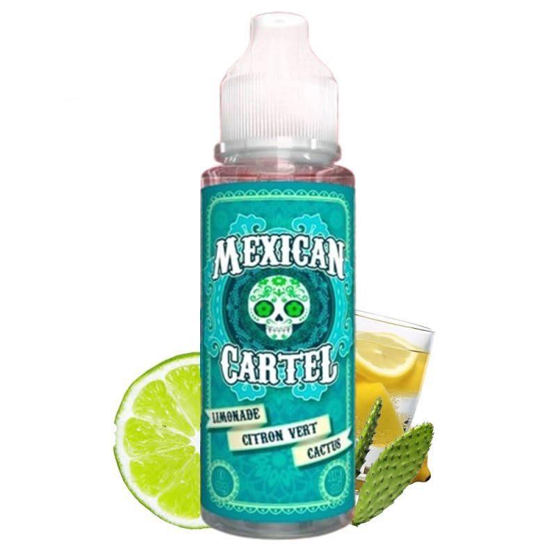 Eliquides Mexican Cartel 100ml, Sans Tabac, Sans Nicotine, Interdit aux  moins de 18 ans. (Limonade Citron Vert Cactus 100ml) : Amazon.fr: High-Tech