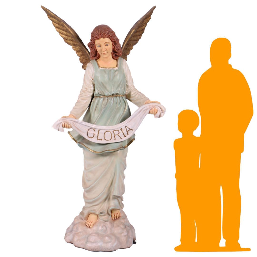 LM Treasures Nativity Angel Christmas Life Size Statue