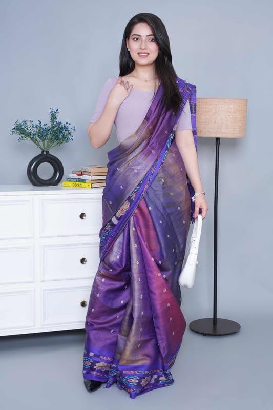 Image of Mlada V-Neck Stretchable Saree Blouse Top for Women | Slim Fit Short Sleeves Solid Cotton Blouses | Readymade Saree Blouses for Women Festive & Ethnic | Blouse Crop Top
