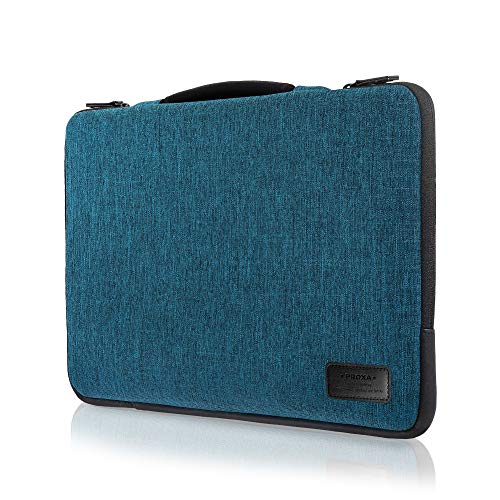 PROXA Laptop Sleeve Bag Briefcase Cover for 15-15.6 MacBook Air/Pro Microsoft Dell Acer ASUS HP Lenovo Toshiba 15-15.6 Notebook Computer Tablet, Ultra Slim with Dual Layer, Jewelry Blue