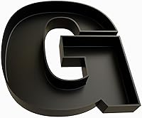 Vista 75 de Bandejas de plástico duro reutilizables y rellenables con letras y números para decoración de fiesta (E, Blanco)