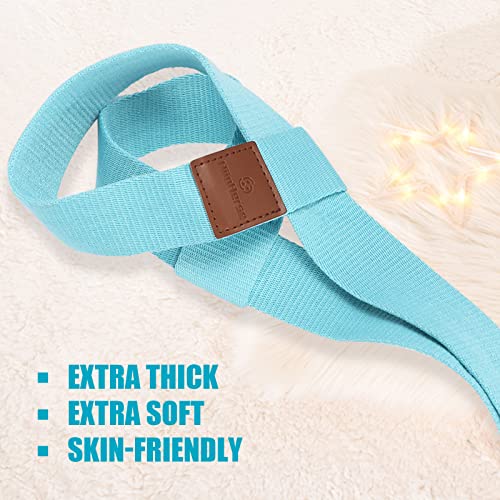 Hiinherse Yoga Mat Strap,Yoga Mat Holder,The Straps For Yoga Mat Carrier And Exercise Mat (63Inch, Sky Blue) #TOP1