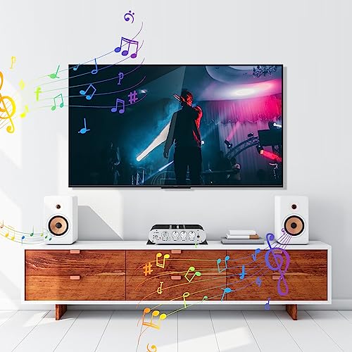 image for ARRAROWN ST-838 HiFi Home Audio Amplifier 2.1CH RMS 20Wx2+40W Stereo A