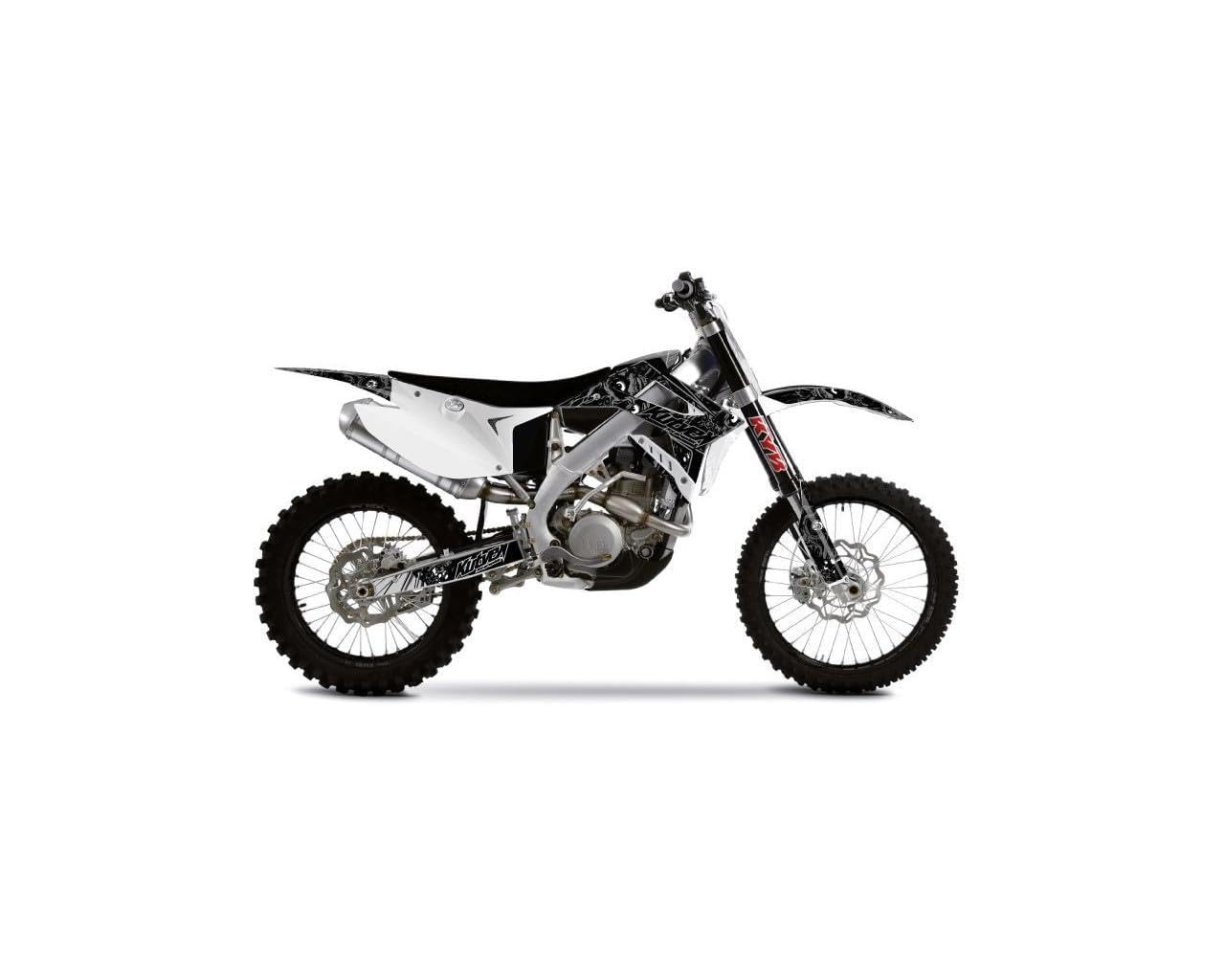 Kit déco moto cross TM 450 FI avec graphisme Zombies Dark noir et light - 3