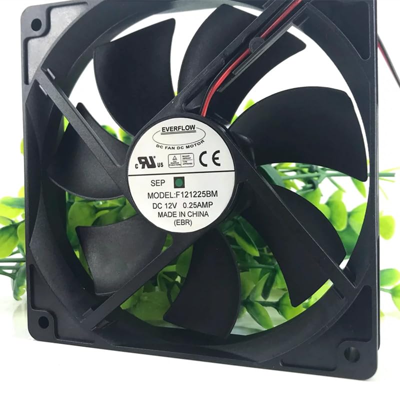 F121225BM 12V 0.25A 120mm 12025 PWM Chassis Power Cooling Fan 120 x 120 x 25mm