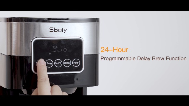 Sboly 10 Cup Programmable Coffee Maker