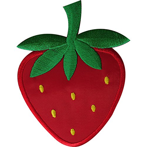 Strawberry patch ricamato Iron Sew on Fruit