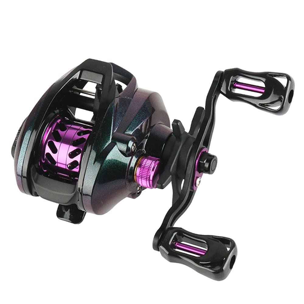 Amazon | VISPREA リール ベイトリール 超軽量 浅溝スプール アルミ  